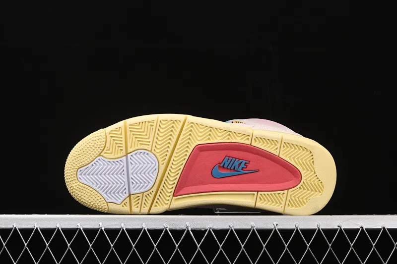 All categories Air Jordan Jordan series basketball shoes Air Jordan 4 G version Union LA x Air Jordan 4 Retro "Off Noir" AJ4 Joe 4 Union Pink Blue Knights DC9533-800
